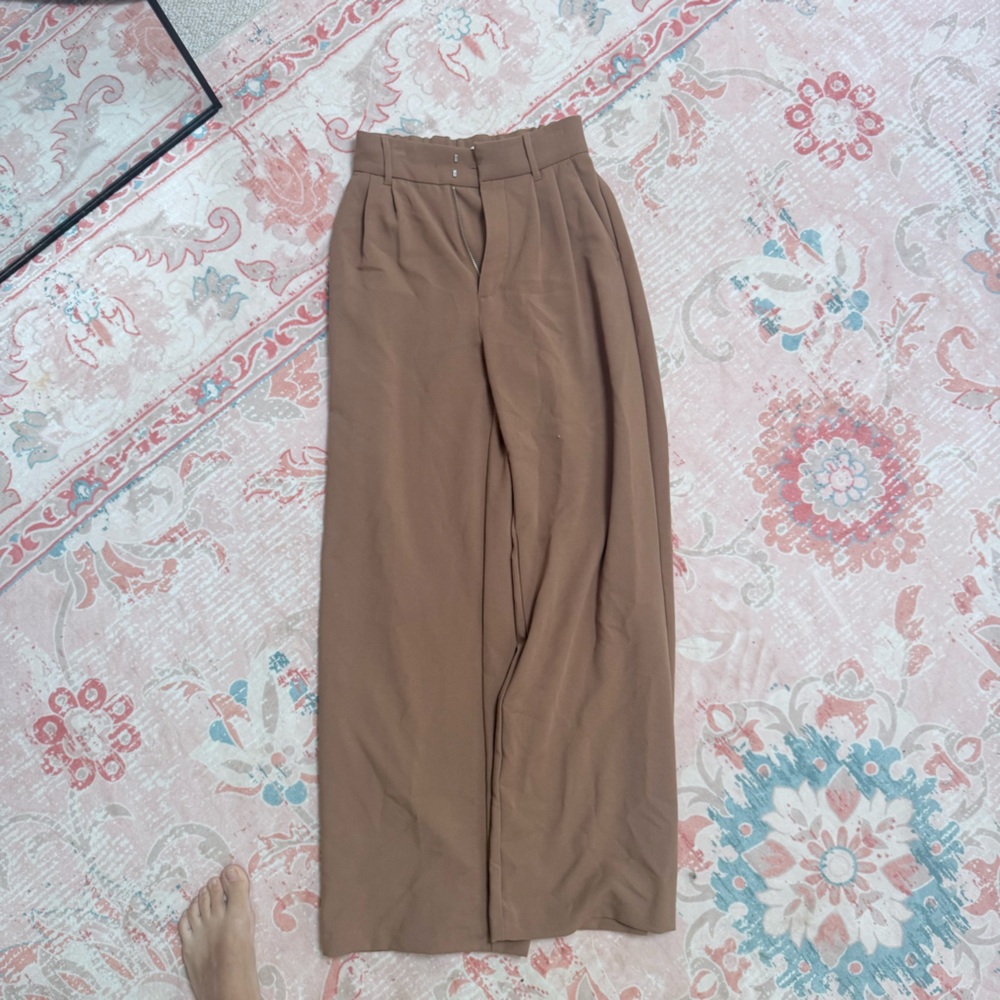 Abercrombie & Fitch Tan Wide Leg Pants